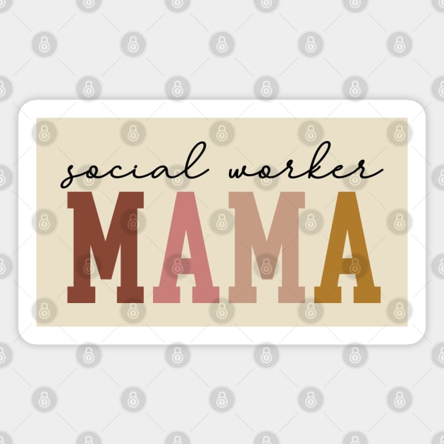 Lcsw - Mama Mother's Day Design Magnet by best-vibes-only